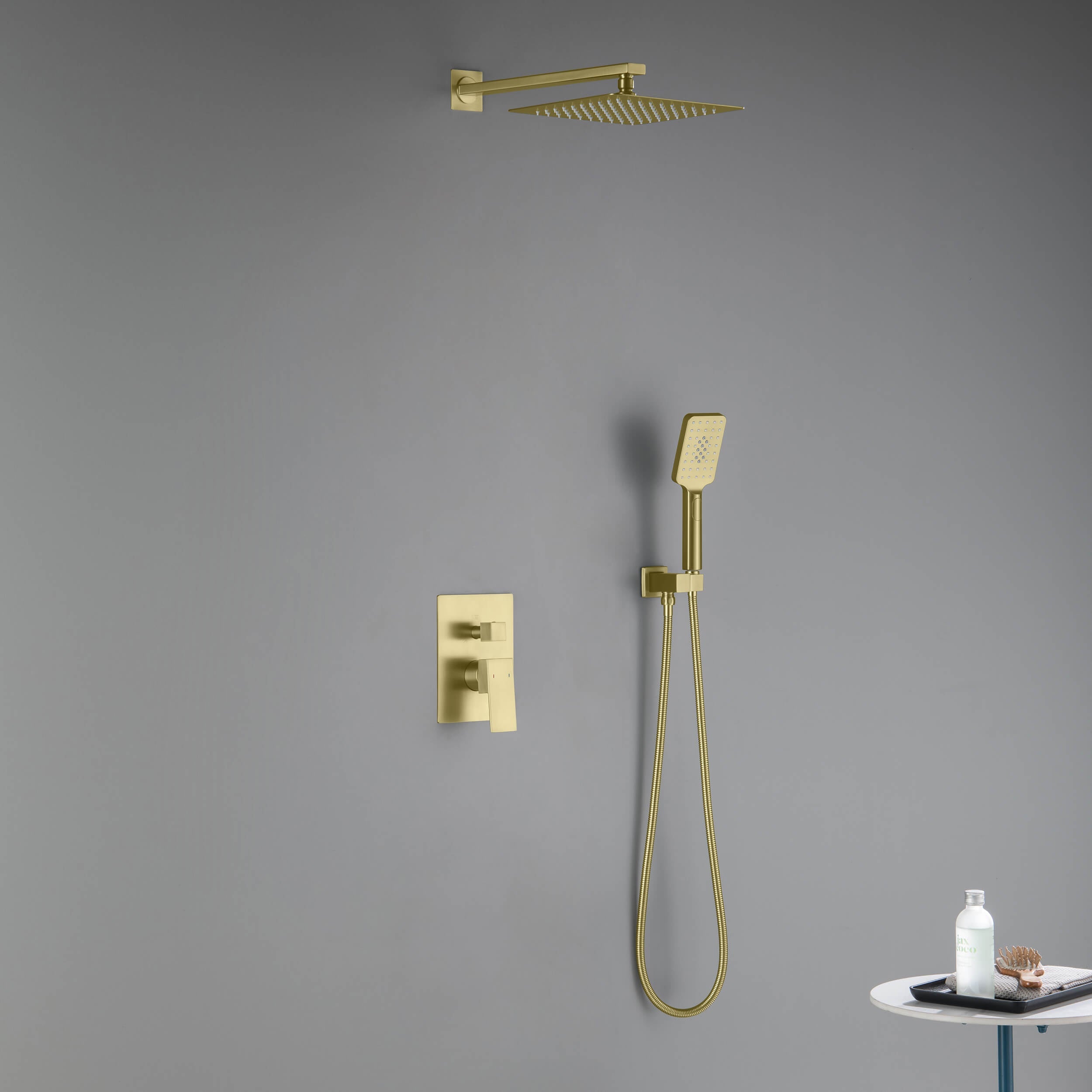 Quadra Pressure Balanced 2-Function Wall Mount Shower System with Rough-In Valve - CSF-4005  - Shop at Home Craft Studio - 2