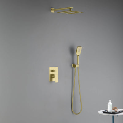 Quadra Pressure Balanced 2-Function Wall Mount Shower System with Rough-In Valve - CSF-4005  - Shop at Home Craft Studio - 2
