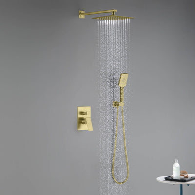 Quadra Pressure Balanced 2-Function Wall Mount Shower System with Rough-In Valve - CSF-4005  - Shop at Home Craft Studio - 3