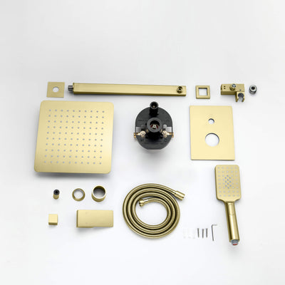 Quadra Pressure Balanced 2-Function Wall Mount Shower System with Rough-In Valve - CSF-4005  - Shop at Home Craft Studio - 5