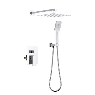 Quadra Pressure Balanced 2-Function Wall Mount Shower System with Rough-In Valve - CSF-4005  - Shop at Home Craft Studio - 19