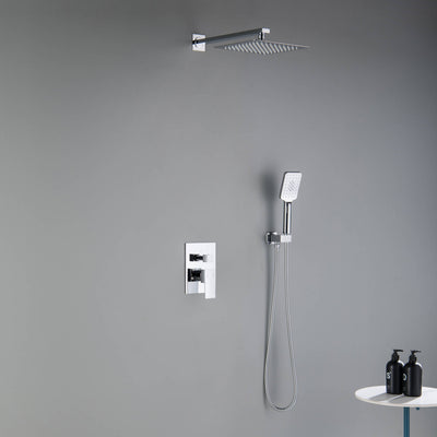 Quadra Pressure Balanced 2-Function Wall Mount Shower System with Rough-In Valve - CSF-4005  - Shop at Home Craft Studio - 20