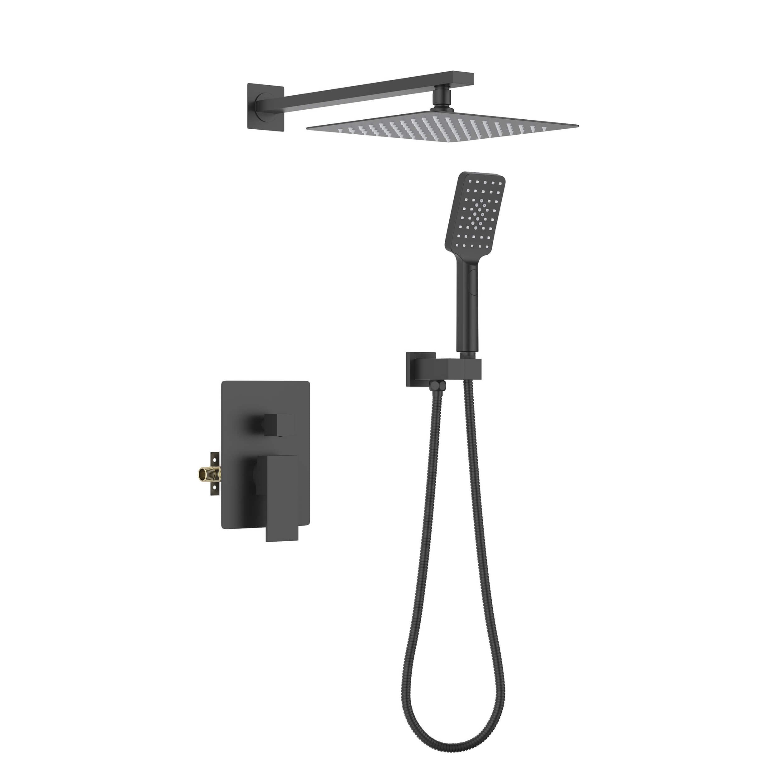 Quadra Pressure Balanced 2-Function Wall Mount Shower System with Rough-In Valve - CSF-4005  - Shop at Home Craft Studio - 7