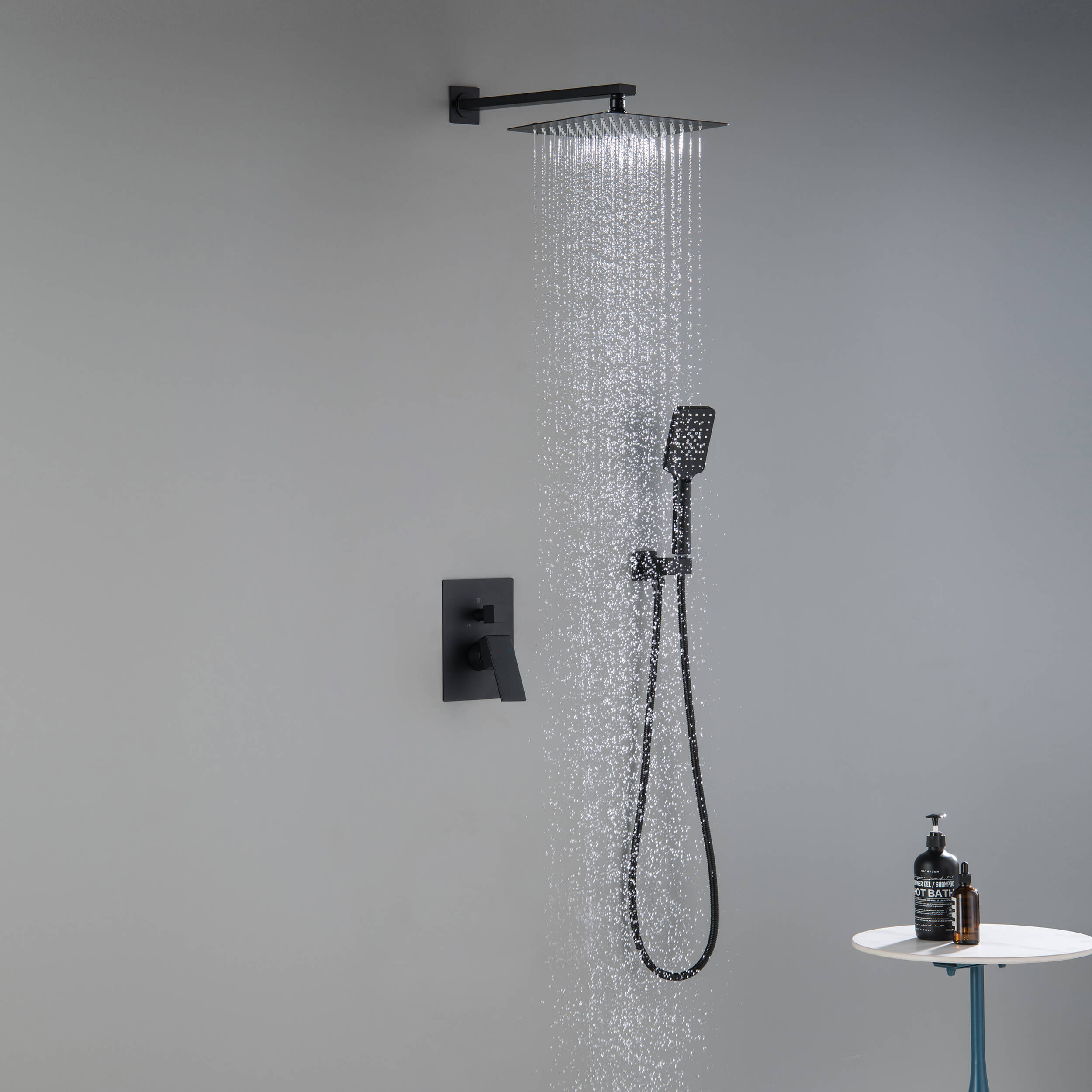 Quadra Pressure Balanced 2-Function Wall Mount Shower System with Rough-In Valve - CSF-4005  - Shop at Home Craft Studio - 9