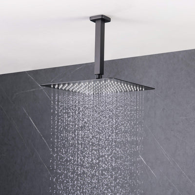 Quadra Pressure Balanced 3-Function Ceiling Mount Shower System with Rough-In Valve - CSF-4013  - Shop at Home Craft Studio - 22