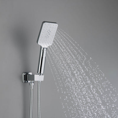 Quadra Pressure Balanced 3-Function Wall Mount Shower System with Rough-In Valve - CSF-4006  - Shop at Home Craft Studio - 28