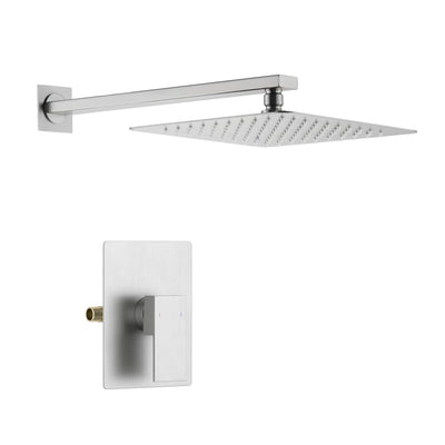 Quadra Pressure Balanced Single Function Wall Mount Shower System with Rough-In Valve - CSF-4011  - Shop at Home Craft Studio - 13
