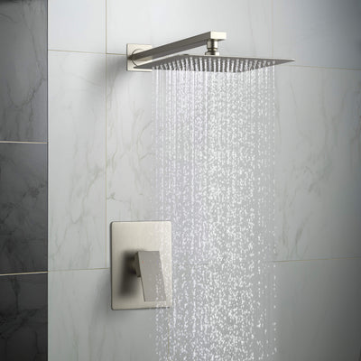 Quadra Pressure Balanced Single Function Wall Mount Shower System with Rough-In Valve - CSF-4011  - Shop at Home Craft Studio - 15