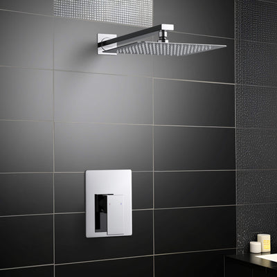 Quadra Pressure Balanced Single Function Wall Mount Shower System with Rough-In Valve - CSF-4011  - Shop at Home Craft Studio - 8