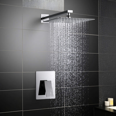 Quadra Pressure Balanced Single Function Wall Mount Shower System with Rough-In Valve - CSF-4011  - Shop at Home Craft Studio - 9