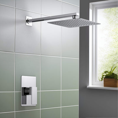 Quadra Pressure Balanced Single Function Wall Mount Shower System with Rough-In Valve - CSF-4011  - Shop at Home Craft Studio - 10