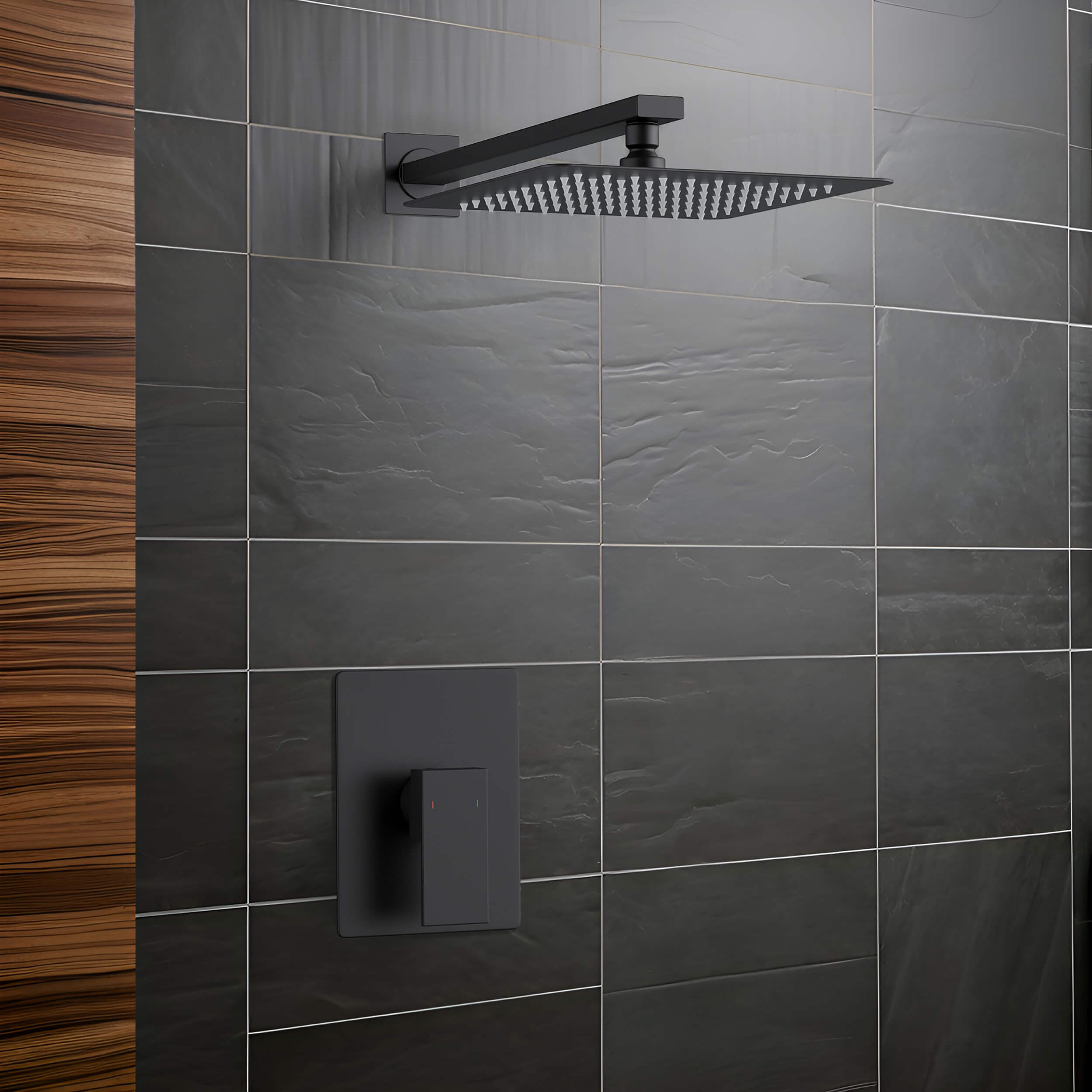 Quadra Pressure Balanced Single Function Wall Mount Shower System with Rough-In Valve - CSF-4011  - Shop at Home Craft Studio - 21