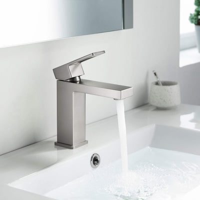 Quadra Single Handle Bathroom Vanity Sink Faucet with Pop Up Drain - CBF-1002  - Shop at Home Craft Studio - 8