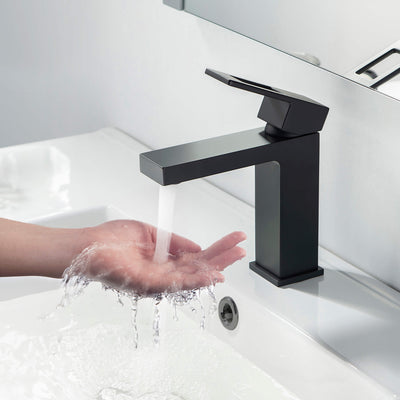 Quadra Single Handle Bathroom Vanity Sink Faucet with Pop Up Drain - CBF-1002  - Shop at Home Craft Studio - 22