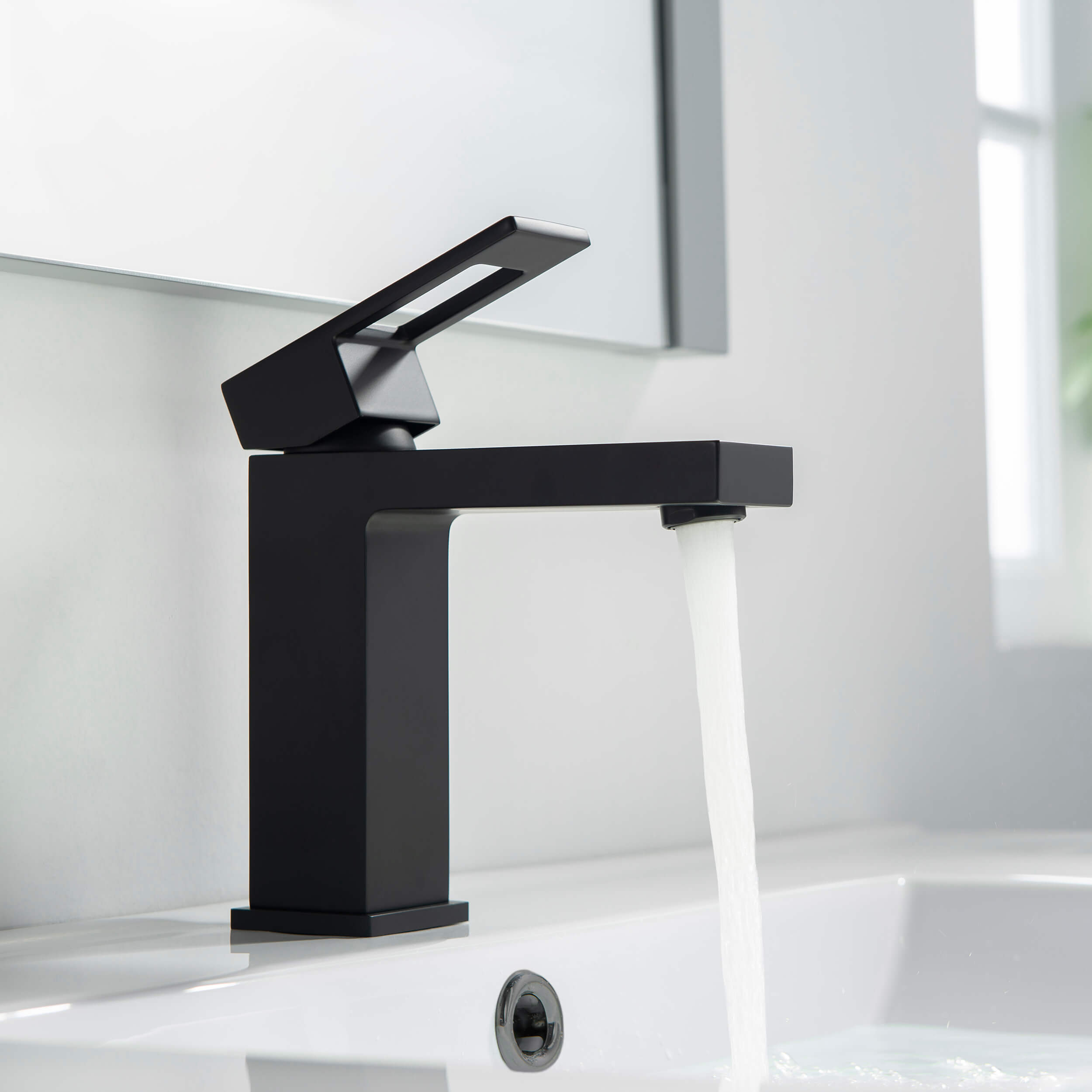 Quadra Single Handle Bathroom Vanity Sink Faucet with Pop Up Drain - CBF-1002  - Shop at Home Craft Studio - 23