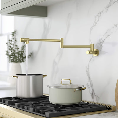 Stainless Steel Kitchen Pot Filler - CPF-602  - Shop at Home Craft Studio - 2