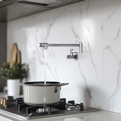 Stainless Steel Kitchen Pot Filler - CPF-602  - Shop at Home Craft Studio - 27