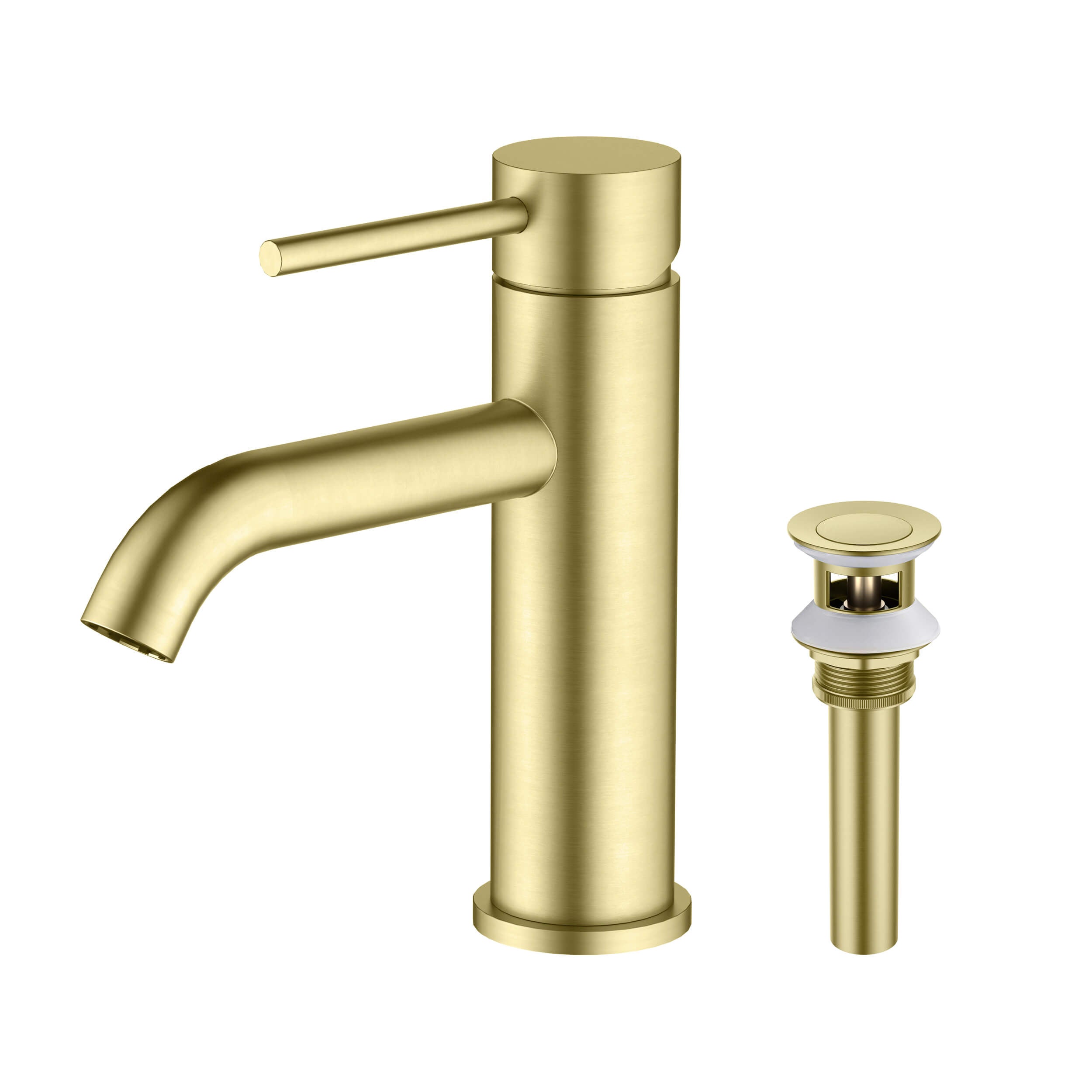 Value Collection - Single Handle Bathroom Vanity Sink Faucet with Pop Up Drain - F201  - Shop at Home Craft Studio - 1