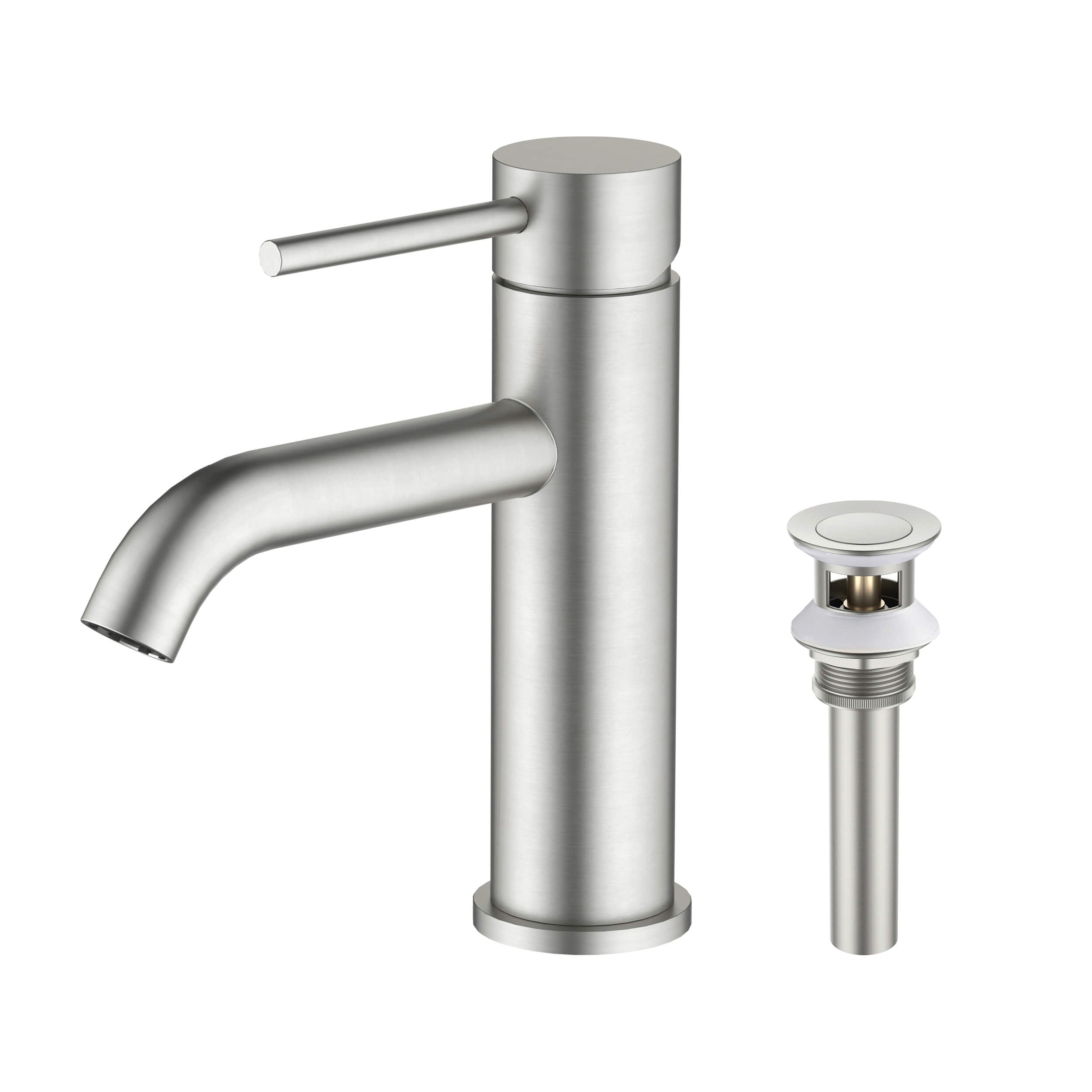 Value Collection - Single Handle Bathroom Vanity Sink Faucet with Pop Up Drain - F201  - Shop at Home Craft Studio - 9