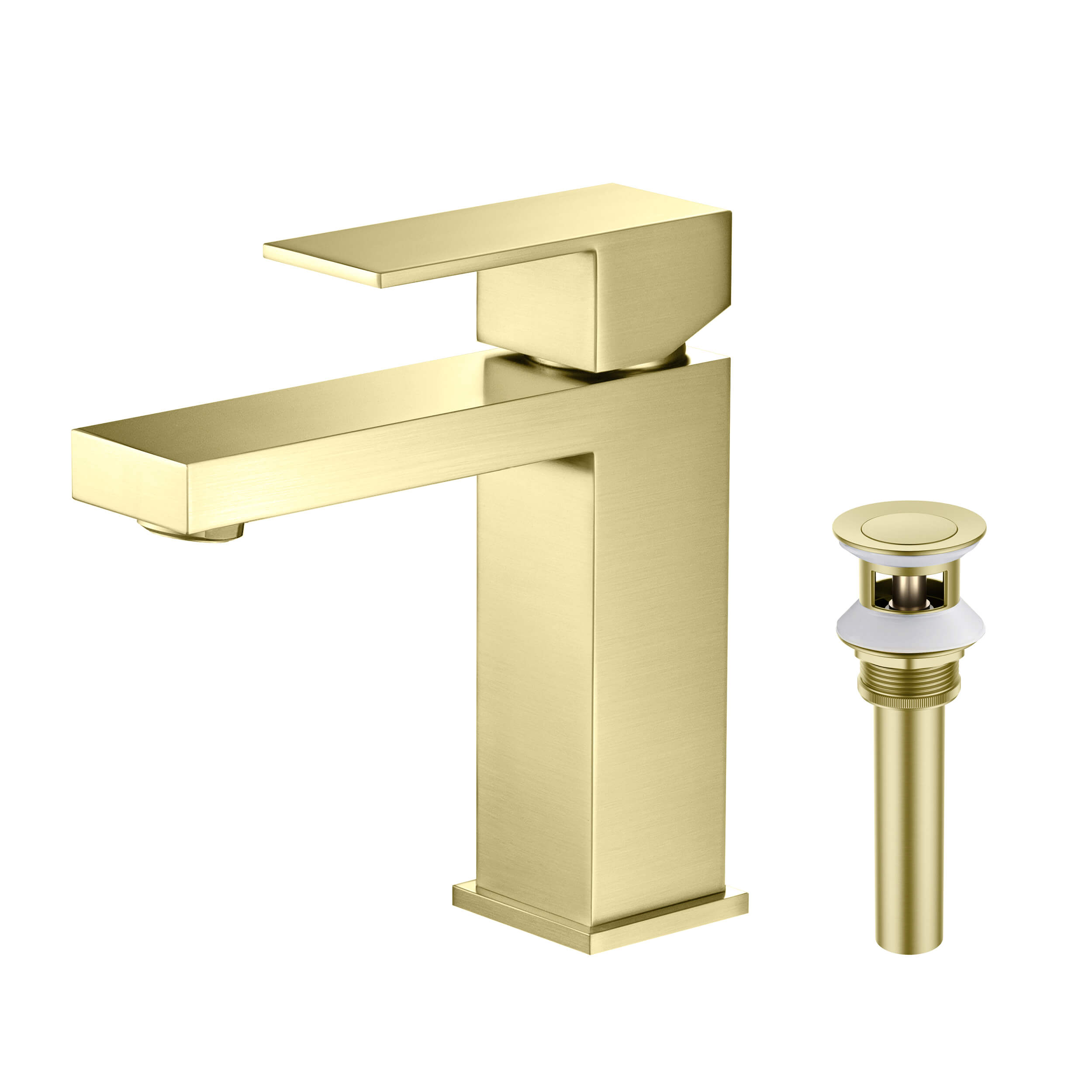 Value Collection - Single Handle Bathroom Vanity Sink Faucet with Pop Up Drain - F202  - Shop at Home Craft Studio - 1