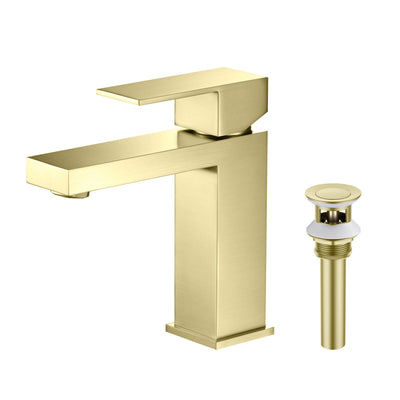 Value Collection - Single Handle Bathroom Vanity Sink Faucet with Pop Up Drain - F202  - Shop at Home Craft Studio - 1