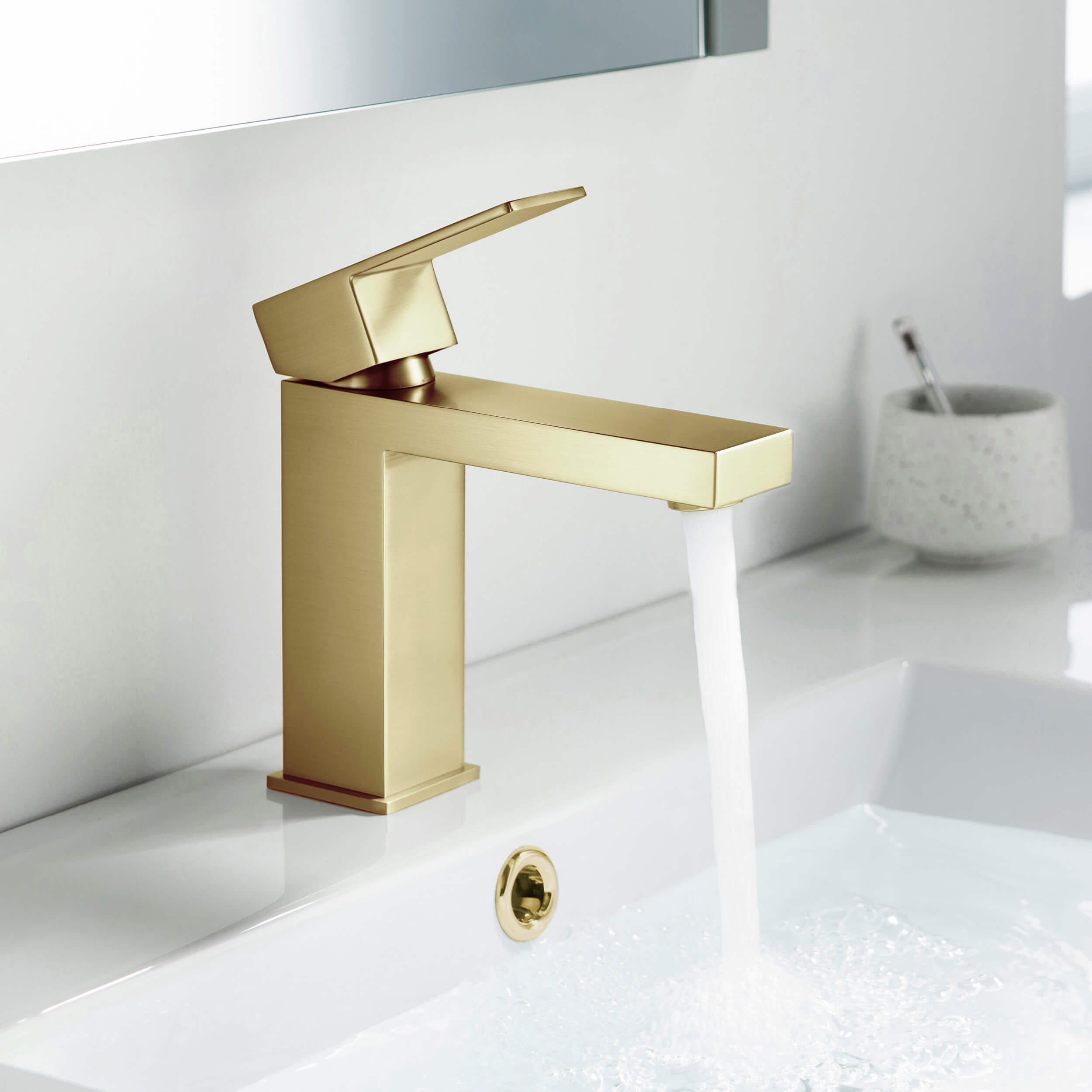 Value Collection - Single Handle Bathroom Vanity Sink Faucet with Pop Up Drain - F202  - Shop at Home Craft Studio - 2