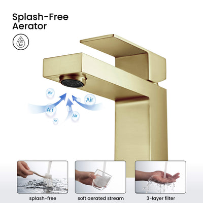 Value Collection - Single Handle Bathroom Vanity Sink Faucet with Pop Up Drain - F202  - Shop at Home Craft Studio - 5