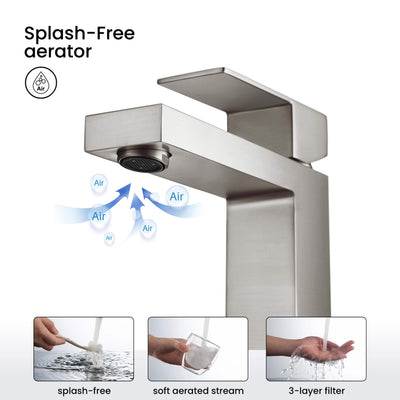Value Collection - Single Handle Bathroom Vanity Sink Faucet with Pop Up Drain - F202  - Shop at Home Craft Studio - 13