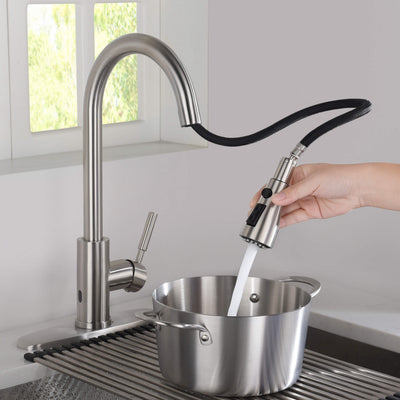 Value Collection - Single Handle Pull Down Kitchen Faucet With Touch Sensor - F102-S  - Shop at Home Craft Studio - 9