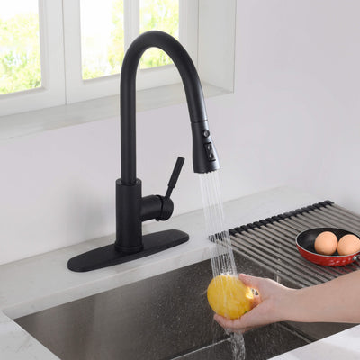 Value Collection - Single Handle Pull Down Kitchen Faucet With Touch Sensor - F102-S  - Shop at Home Craft Studio - 14