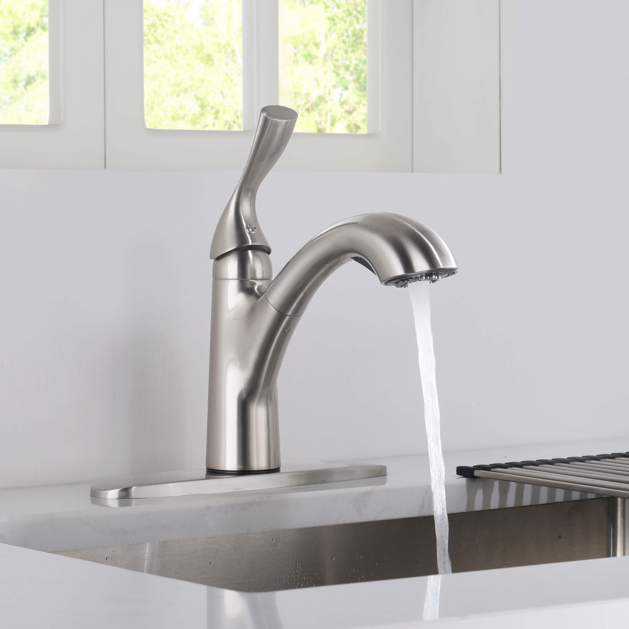 Value Collection - Single Handle Pull Out Kitchen Faucet - F103  - Shop at Home Craft Studio - 2