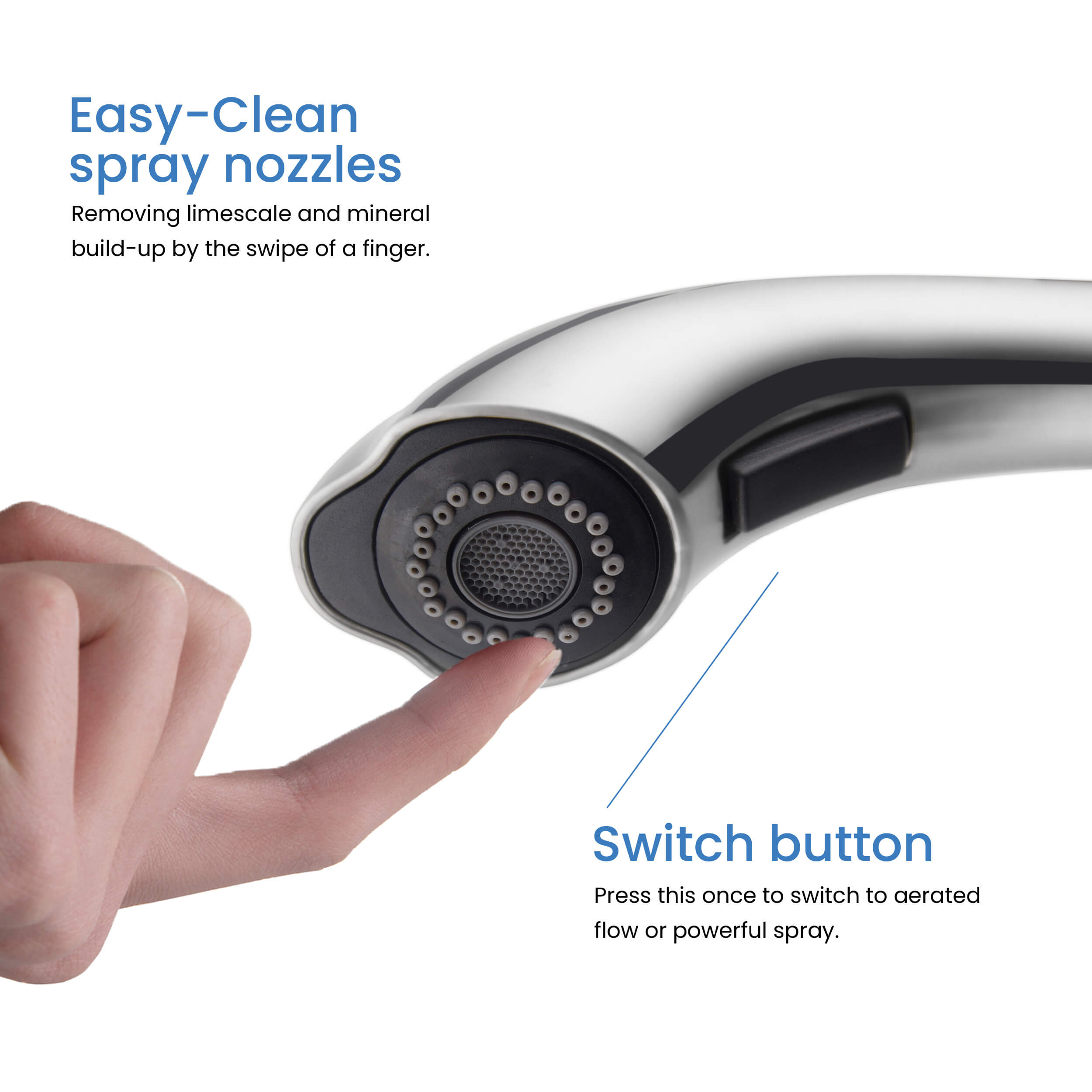 Value Collection - Single Handle Pull Out Kitchen Faucet - F103  - Shop at Home Craft Studio - 14