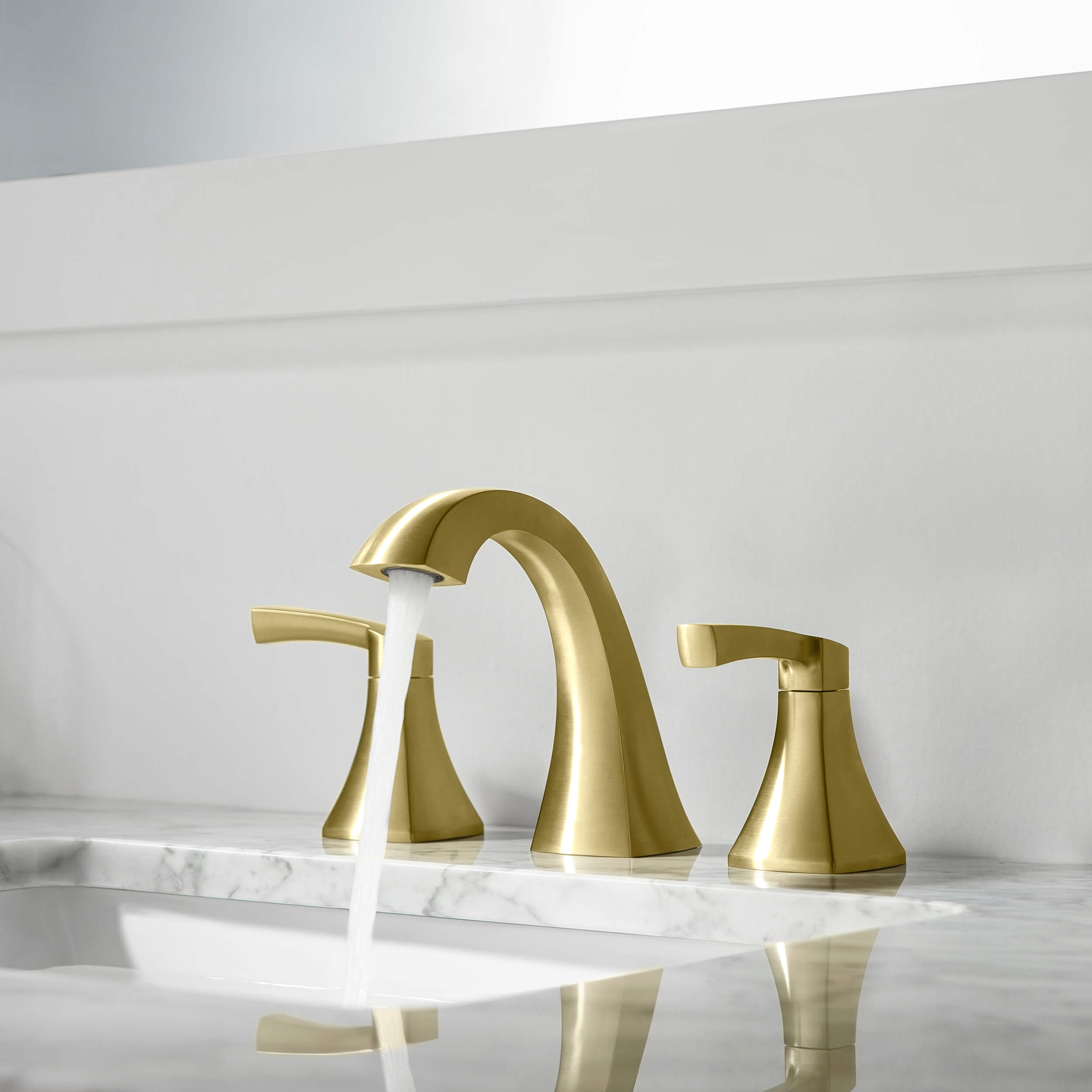 Vermont 8" Widespread Bathroom Sink Faucet with Drain Assembly - CBF-1022  - Shop at Home Craft Studio - 3