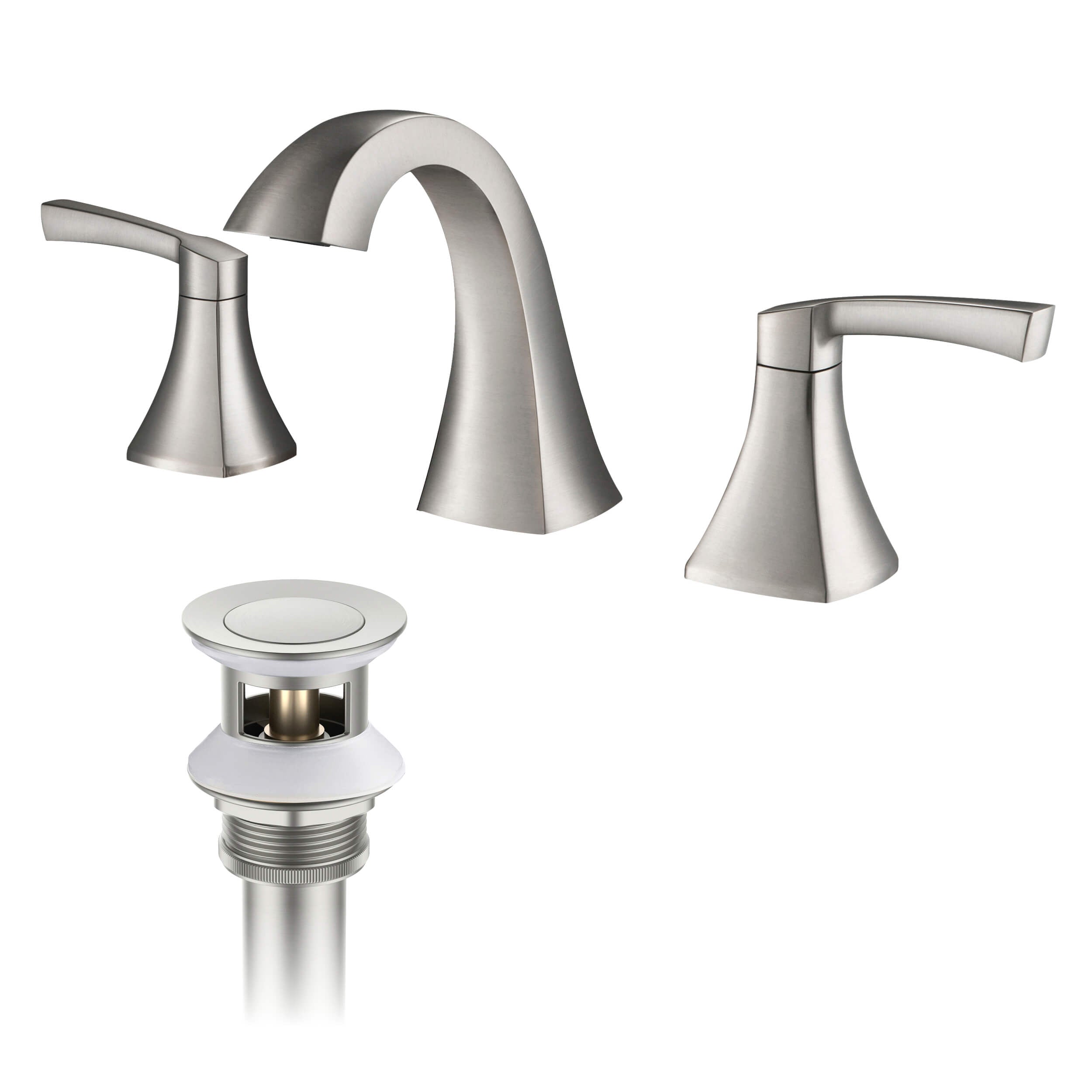 Vermont 8" Widespread Bathroom Sink Faucet with Drain Assembly - CBF-1022  - Shop at Home Craft Studio - 14