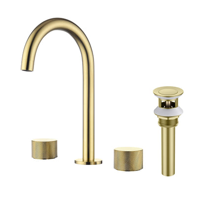 Verona 8" Widespread Bathroom Sink Faucet with Drain Assembly - CBF-1026  - Shop at Home Craft Studio - 1