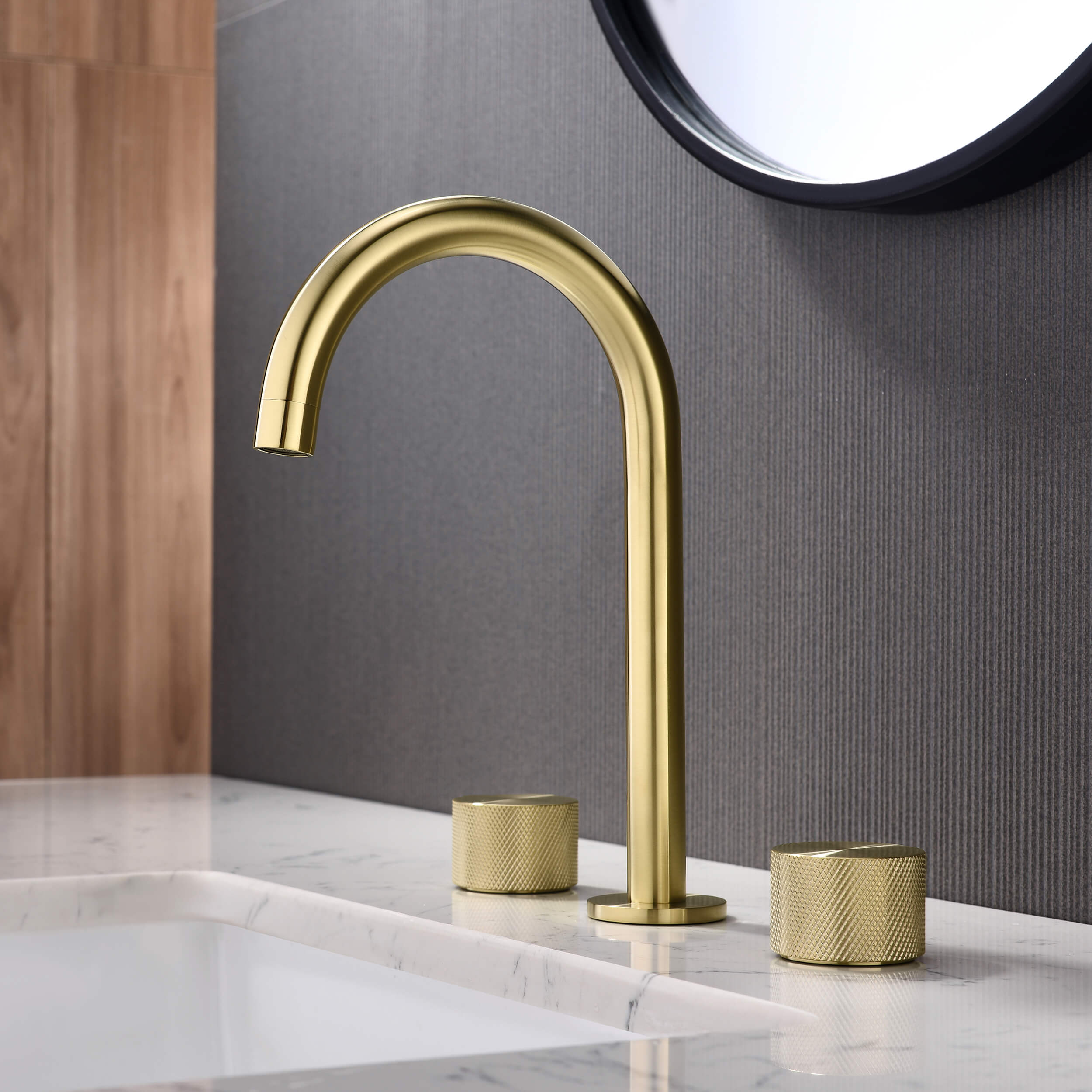 Verona 8" Widespread Bathroom Sink Faucet with Drain Assembly - CBF-1026  - Shop at Home Craft Studio - 2