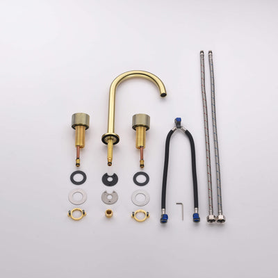 Verona 8" Widespread Bathroom Sink Faucet with Drain Assembly - CBF-1026  - Shop at Home Craft Studio - 6
