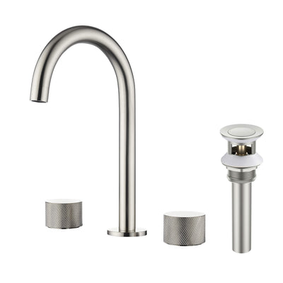 Verona 8" Widespread Bathroom Sink Faucet with Drain Assembly - CBF-1026  - Shop at Home Craft Studio - 8