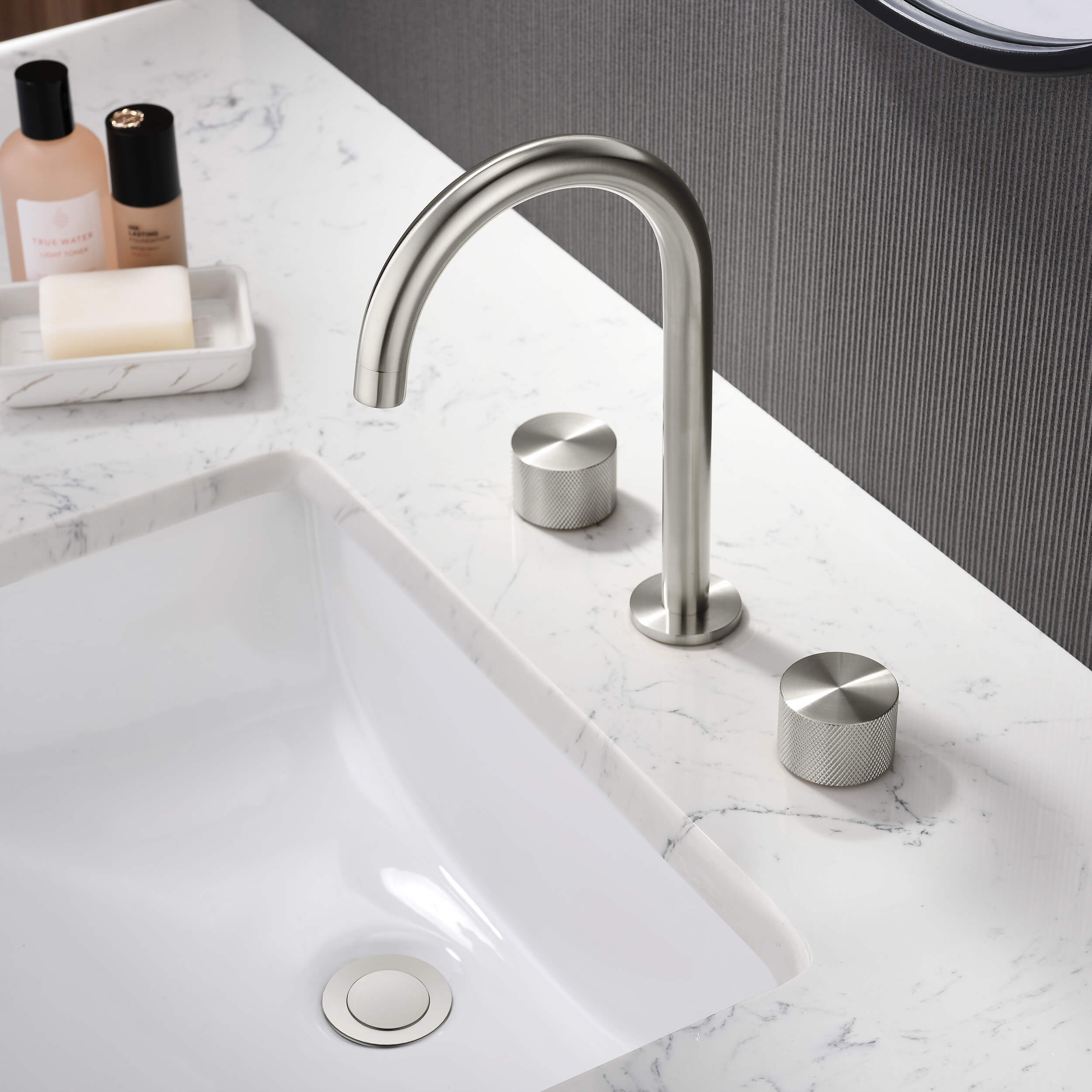 Verona 8" Widespread Bathroom Sink Faucet with Drain Assembly - CBF-1026  - Shop at Home Craft Studio - 10