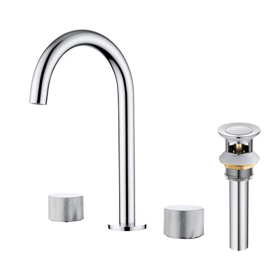 Verona 8" Widespread Bathroom Sink Faucet with Drain Assembly - CBF-1026  - Shop at Home Craft Studio - 15