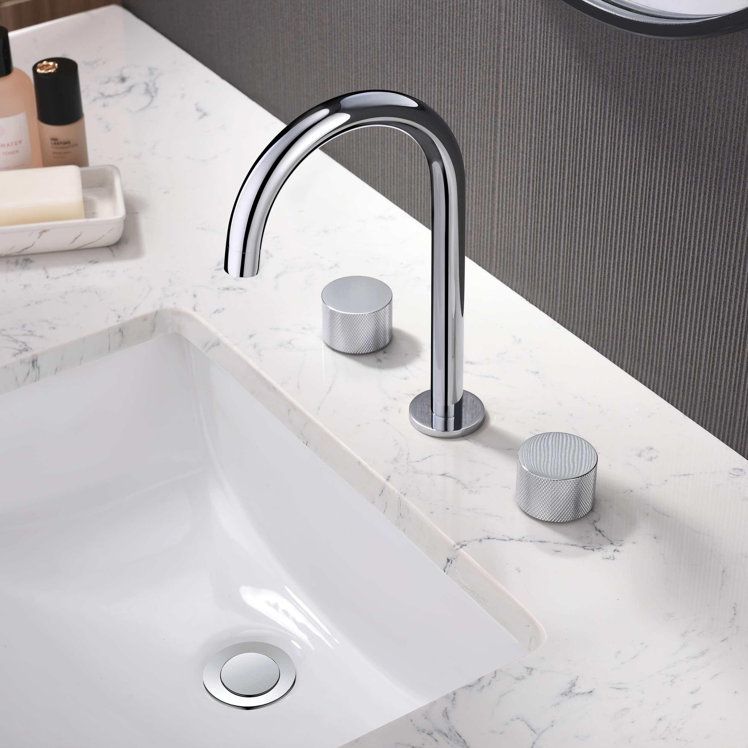 Verona 8" Widespread Bathroom Sink Faucet with Drain Assembly - CBF-1026  - Shop at Home Craft Studio - 16