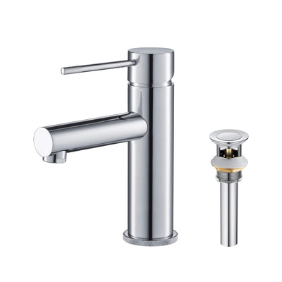 Verona Single Handle Bathroom Vanity Sink Faucet with Pop Up Drain - CBF-1010  - Shop at Home Craft Studio - 13