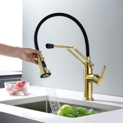 Vista Single Handle Pull Down Kitchen Faucet - CKF-2014  - Shop at Home Craft Studio - 3
