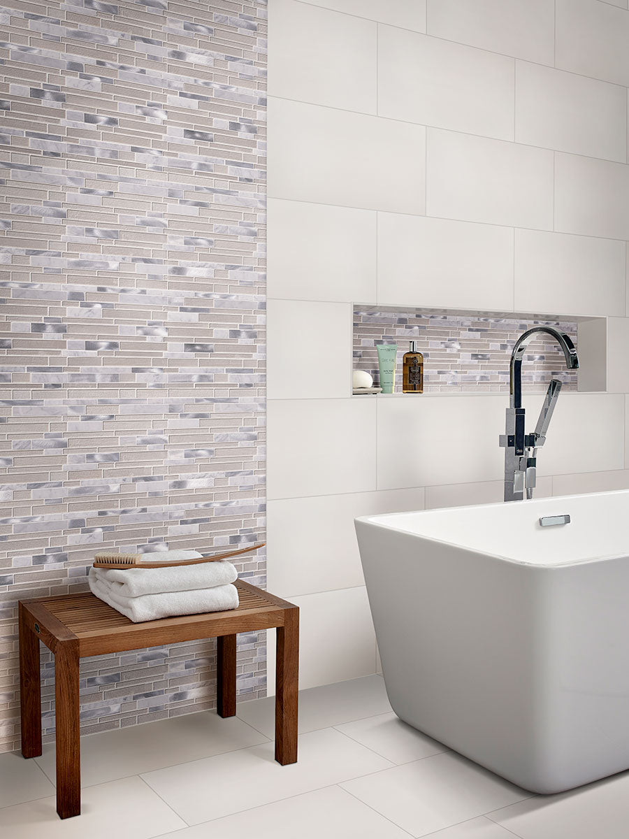 Domino White 12X24 Polished