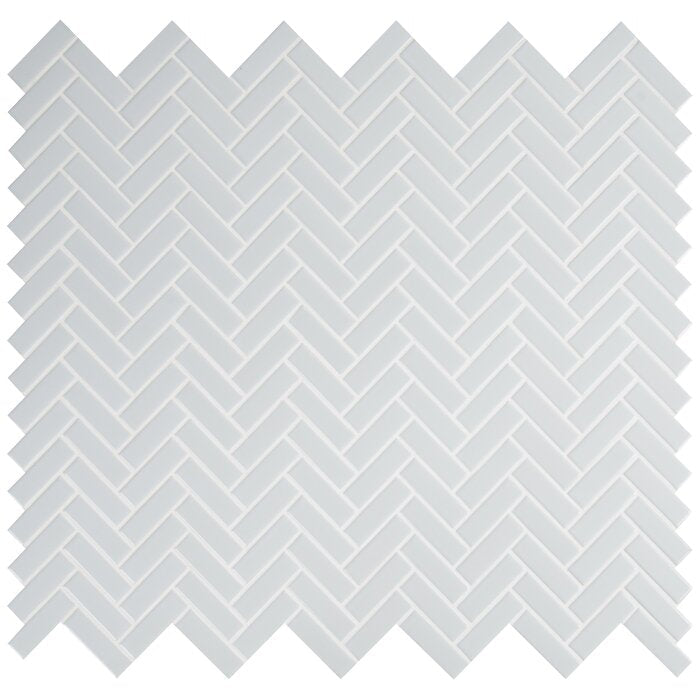 Gray Glossy Herringbone 6Mm
