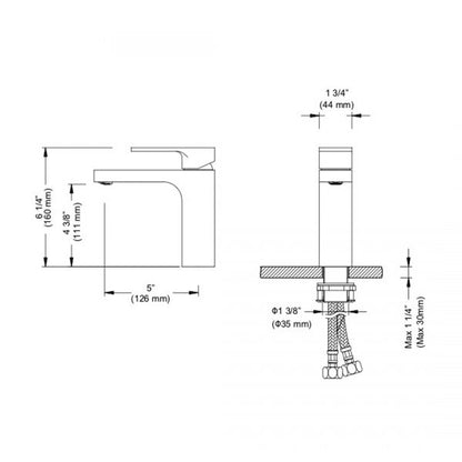 Single Handle Lavatory Faucet – F01 118