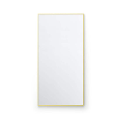 18" x 36" Shatterproof Wall Mount Metal Frame Mirror - FM1-1836