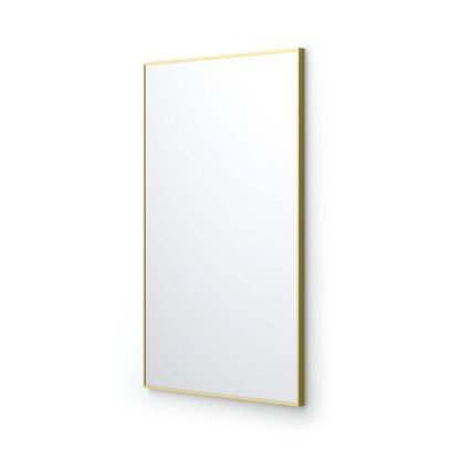 24" x 36" Shatterproof Wall Mount Metal Frame Mirror - FM1-2436