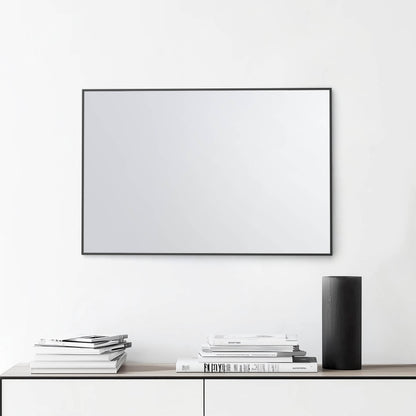 24" x 36" Shatterproof Wall Mount Metal Frame Mirror - FM1-2436