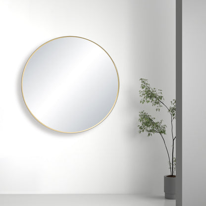 24" Shatterproof Wall Mount Metal Frame Mirror - FM3-R24